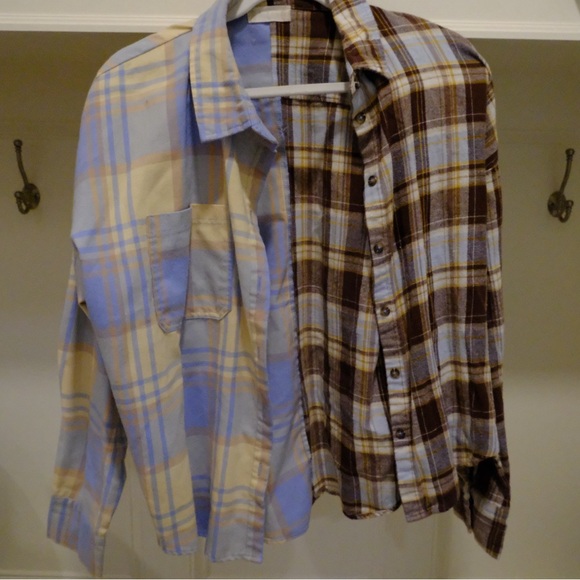 Woman’s Plaid Button-Up Flannel - Picture 1 of 5